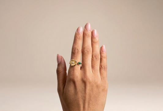 Golden Daisy Bloom Ring