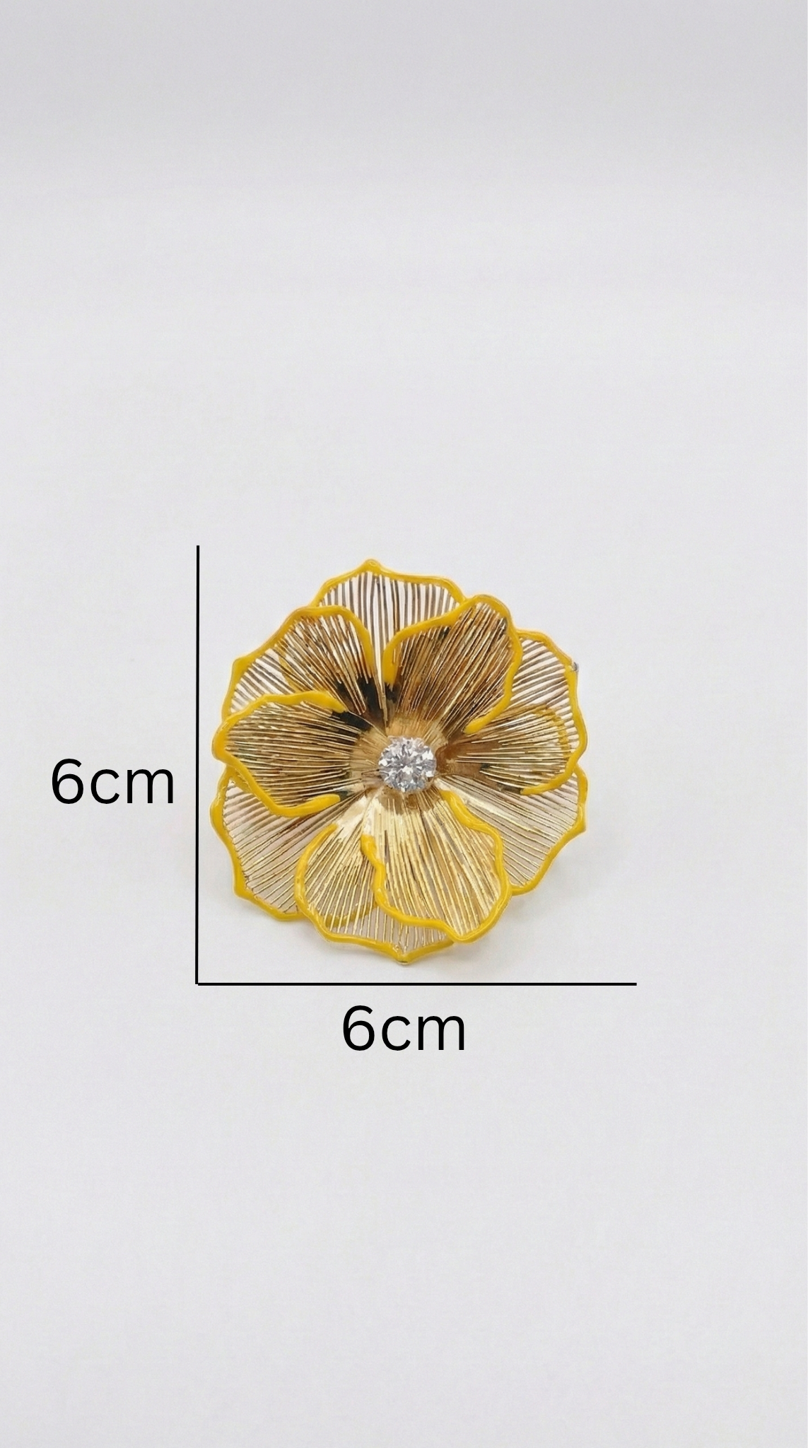 Golden Bloom Statement  Earrings