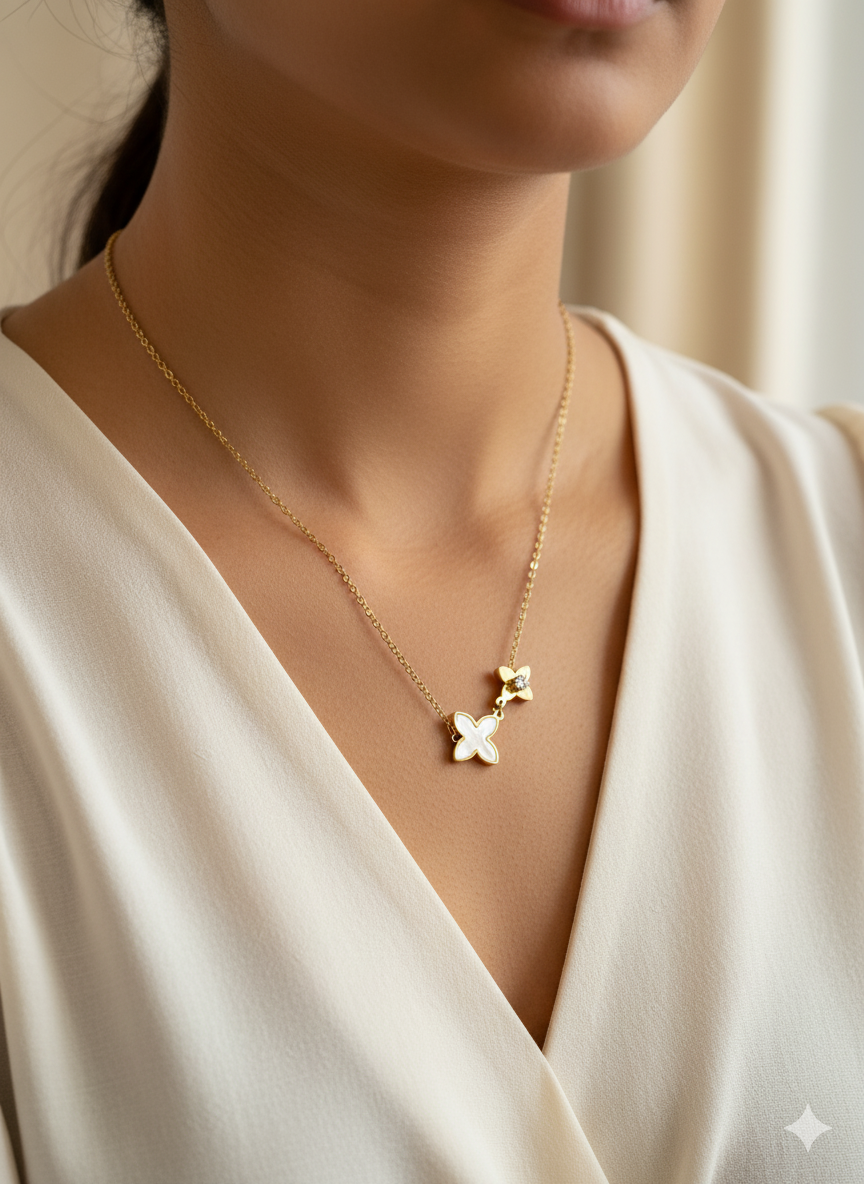 The Twin Clover Pendant