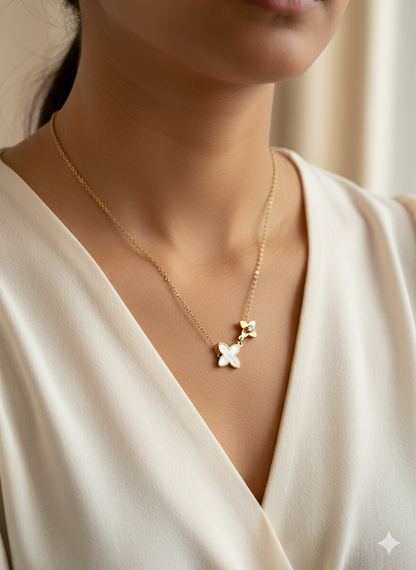 The Twin Clover Pendant