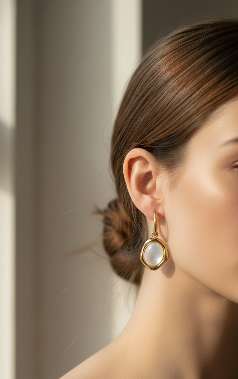 Organic Orb Earrings