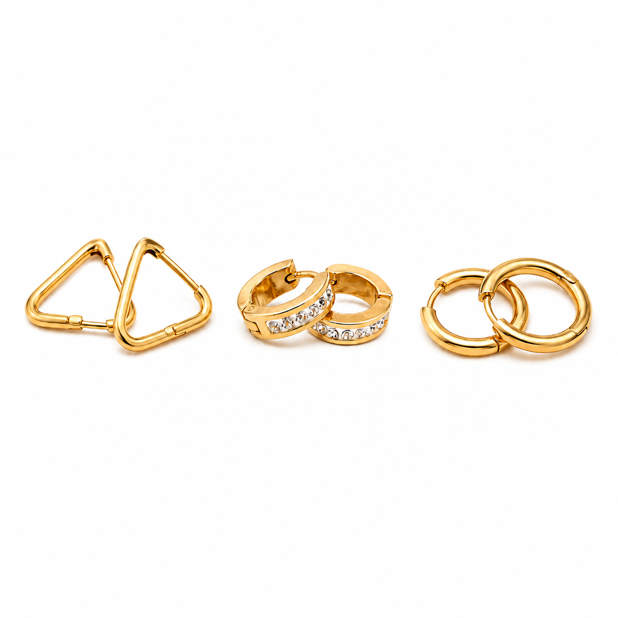 Golden Essentials Earring Combo