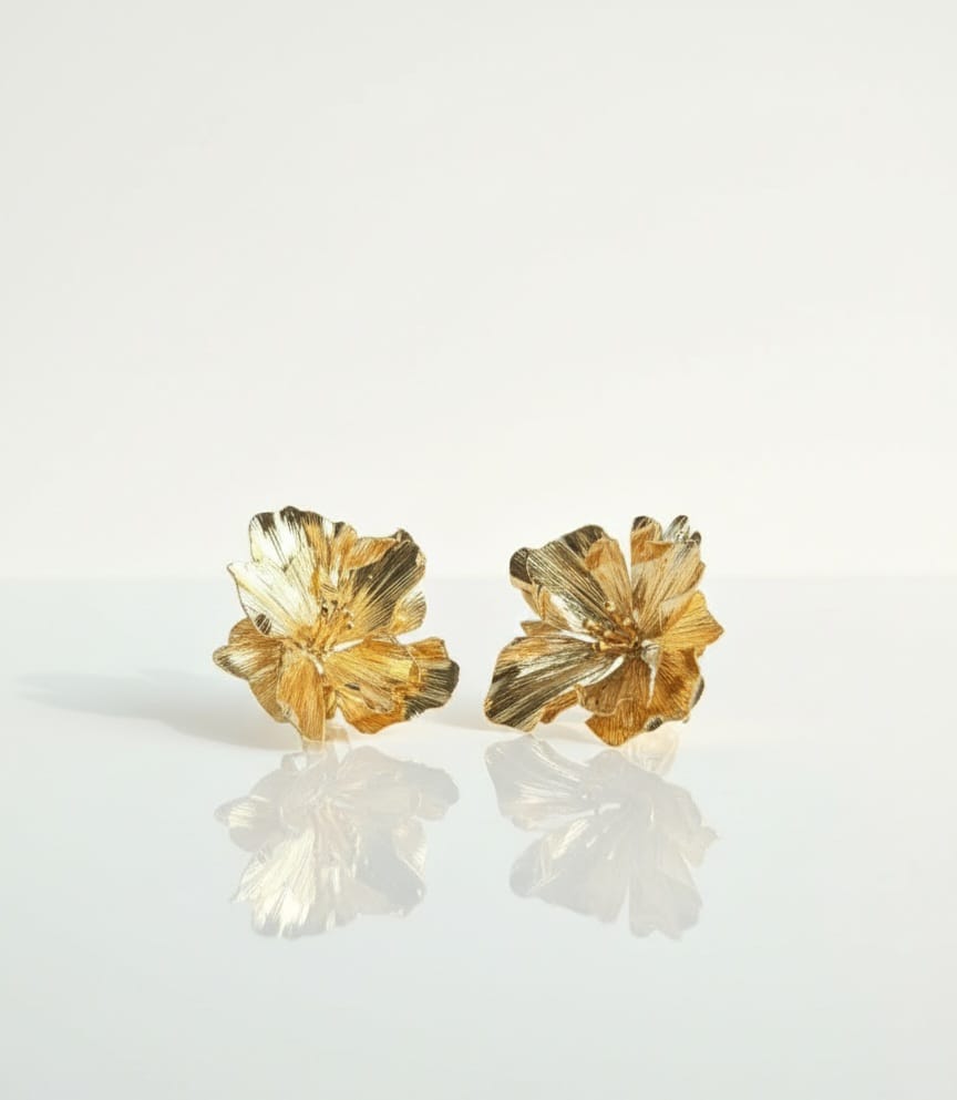 Pearl Petal Whisper Earrings