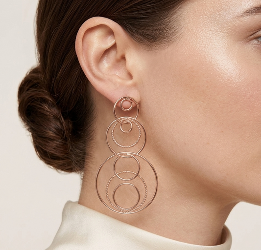 Halo Cascade Earrings