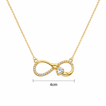 Golden Infinity Necklace