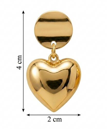Golden Amour Drop Earrings