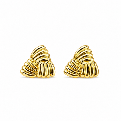 Golden Shell Grace Earrings
