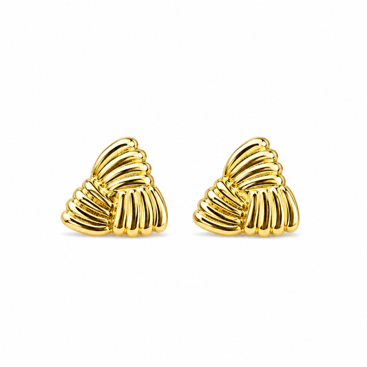 Golden Shell Grace Earrings