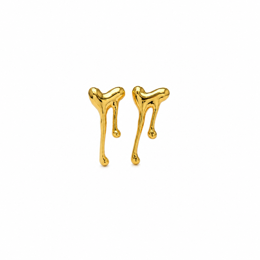 Golden Melt Drip Earrings